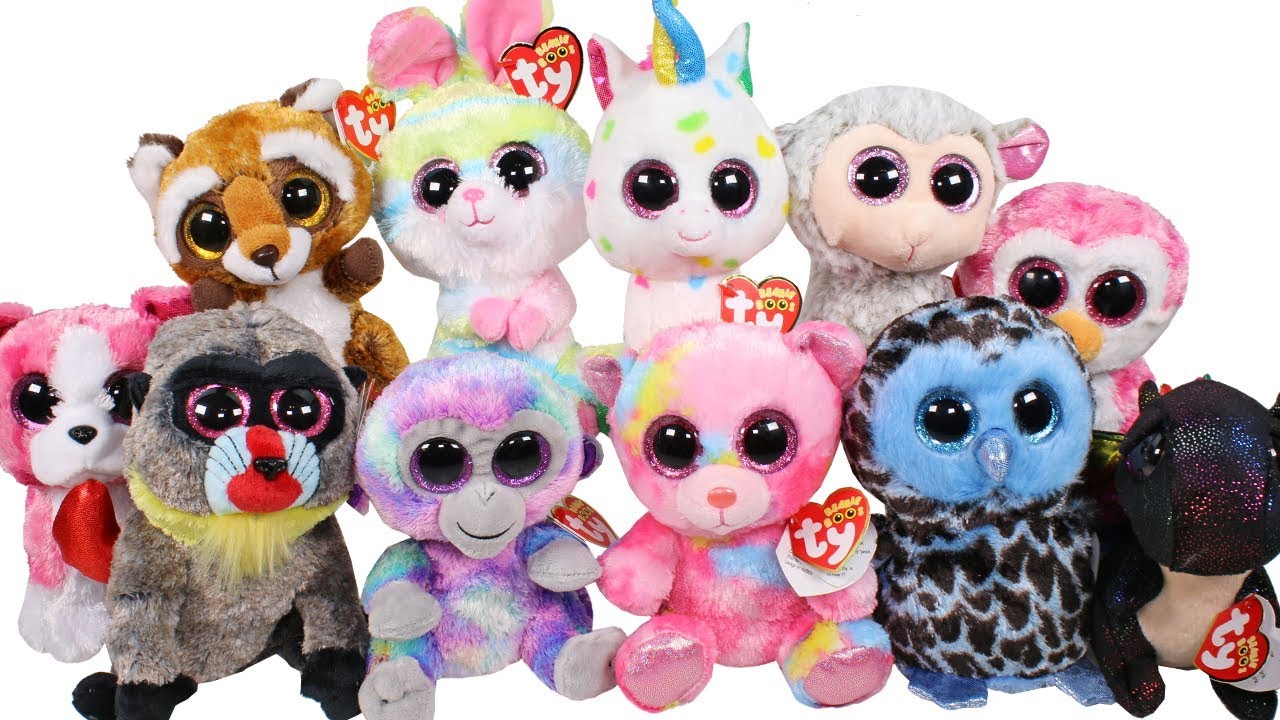 BRAND NEW 2018 Beanie Boos Haul Unboxing Toy Review TY Beanie Boo Plush
