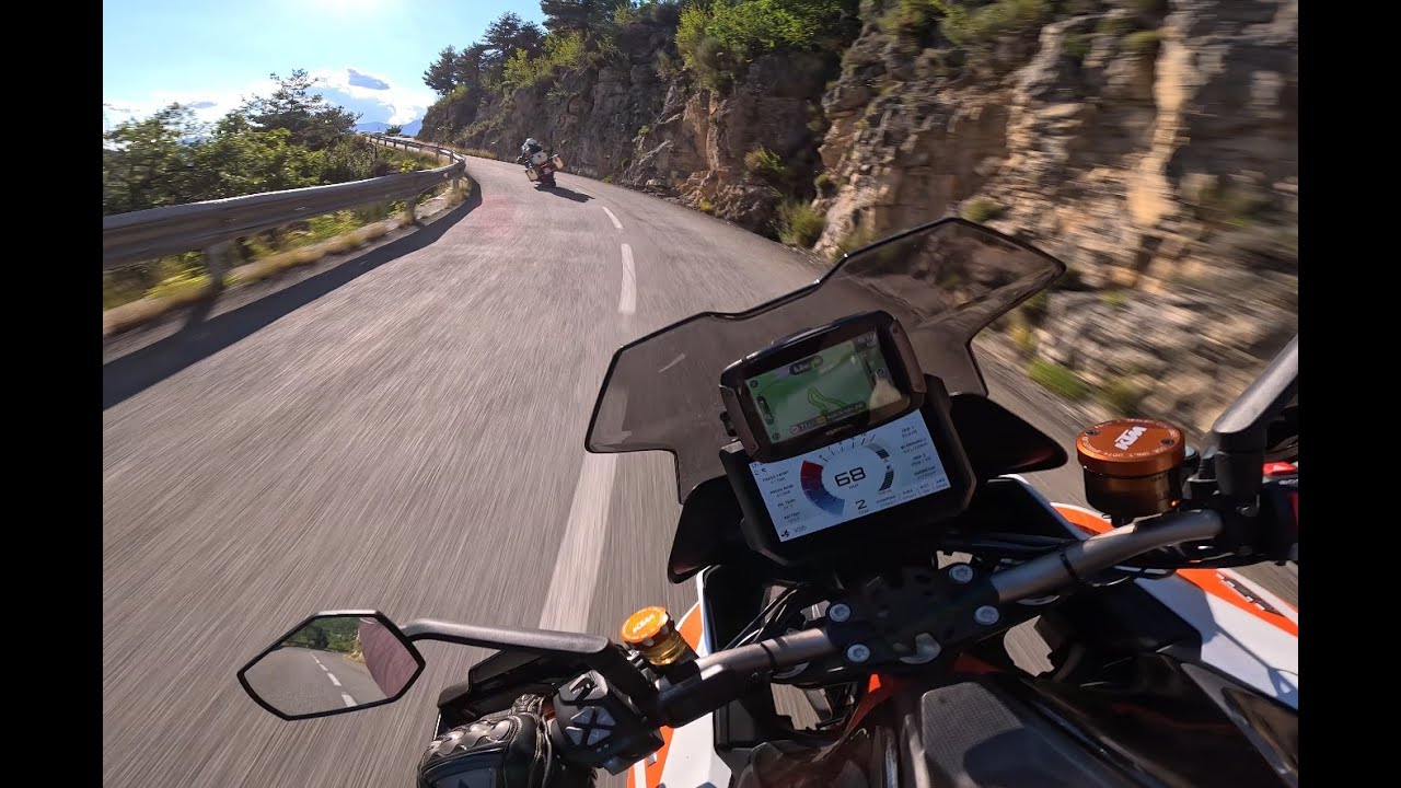 Hardcore Touring in the French Alpes. Respect for this Italian duo!