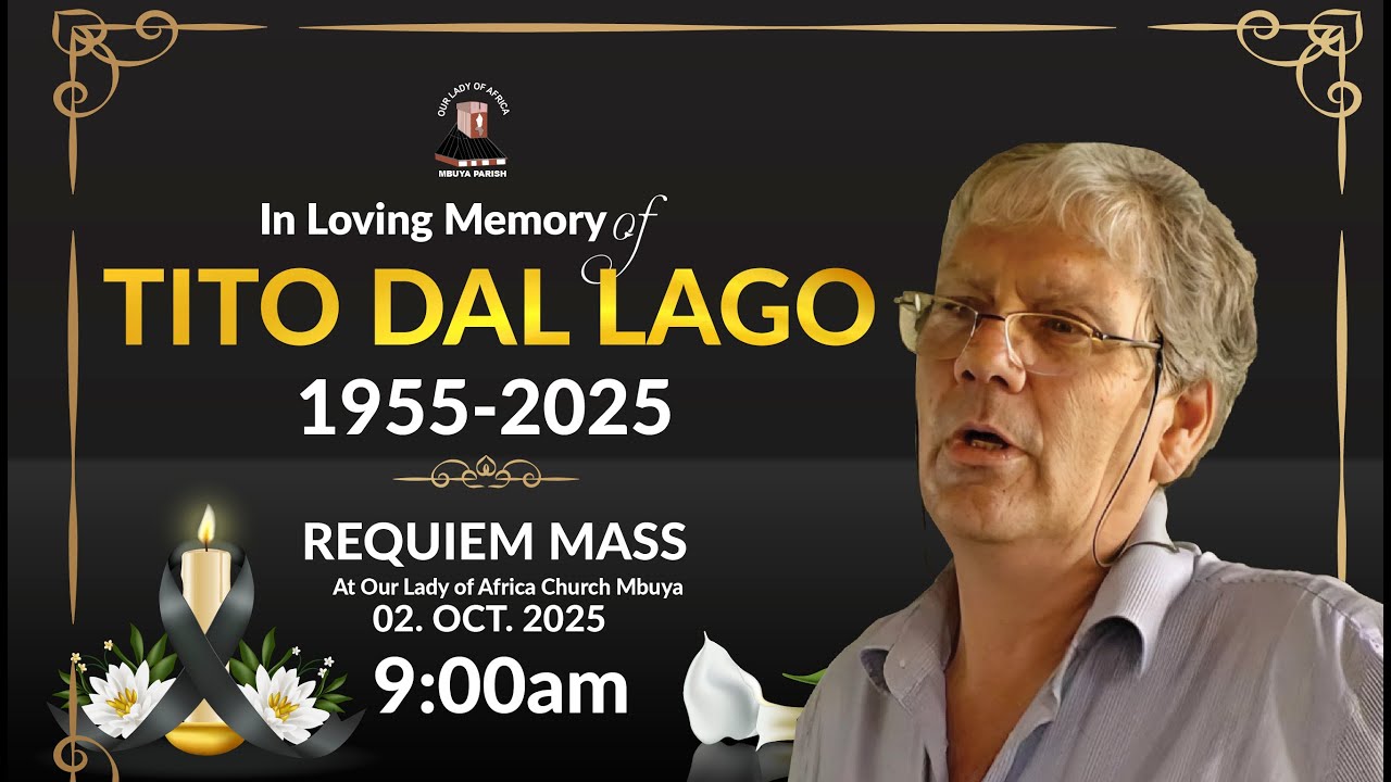 CELEBRATING THE LIFE OF TITO DAL LAGO || Thursday, 02nd October, 2025