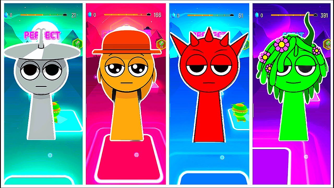 Tiles Hop SPRUNKI Gameplay 🎵 | Stress-Free Long Play for Music Lovers
