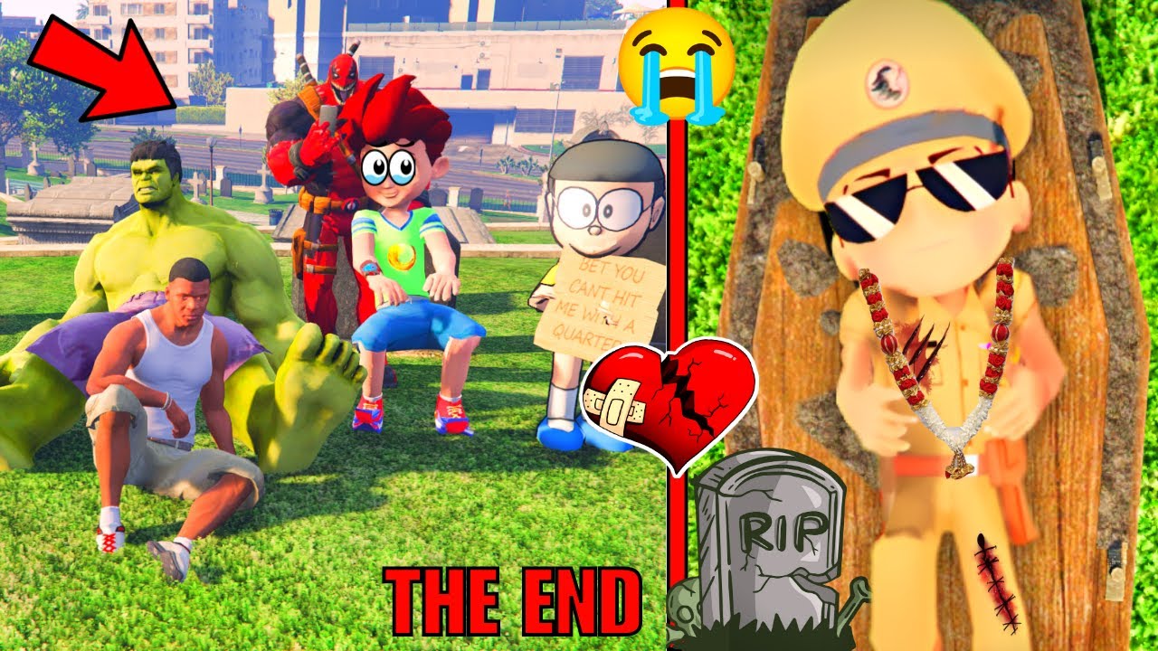 Little Singam Died Emotional Video GTA 5 With Kicko,Franklin,Motu,Patlu & Venom THE END