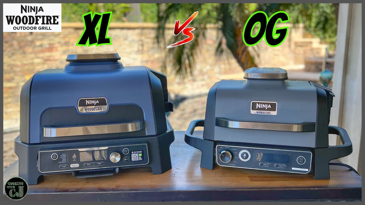 Гриль NINJA WOODFIRE PRO CONNECT XL против оригинального гриля NINJA WOODFIRE! (Сравнение бок о бок)