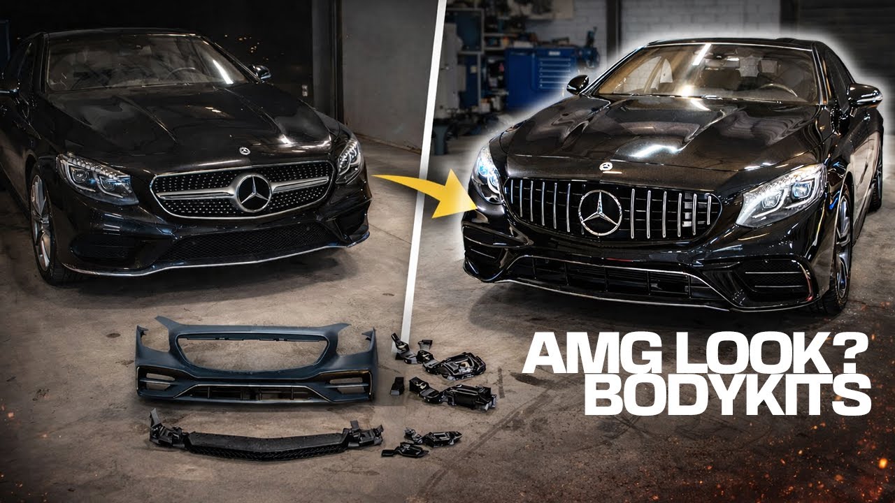 AMG BODYKIT UZSTĀDĪŠANA | S-Class Coupé