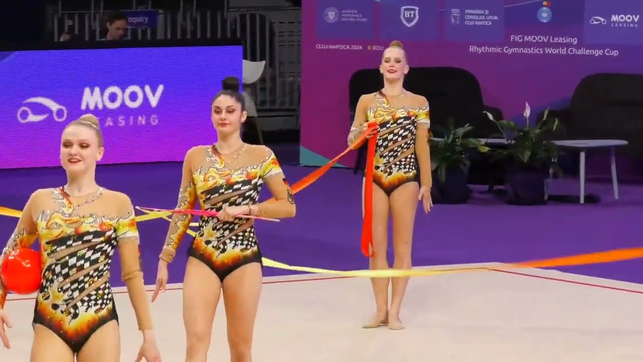 Alemania 3 Cintas  2 Pelotas / 3 Ribbons 2 Balls - FIG World Cup Challenge Cluj Napoca 2024