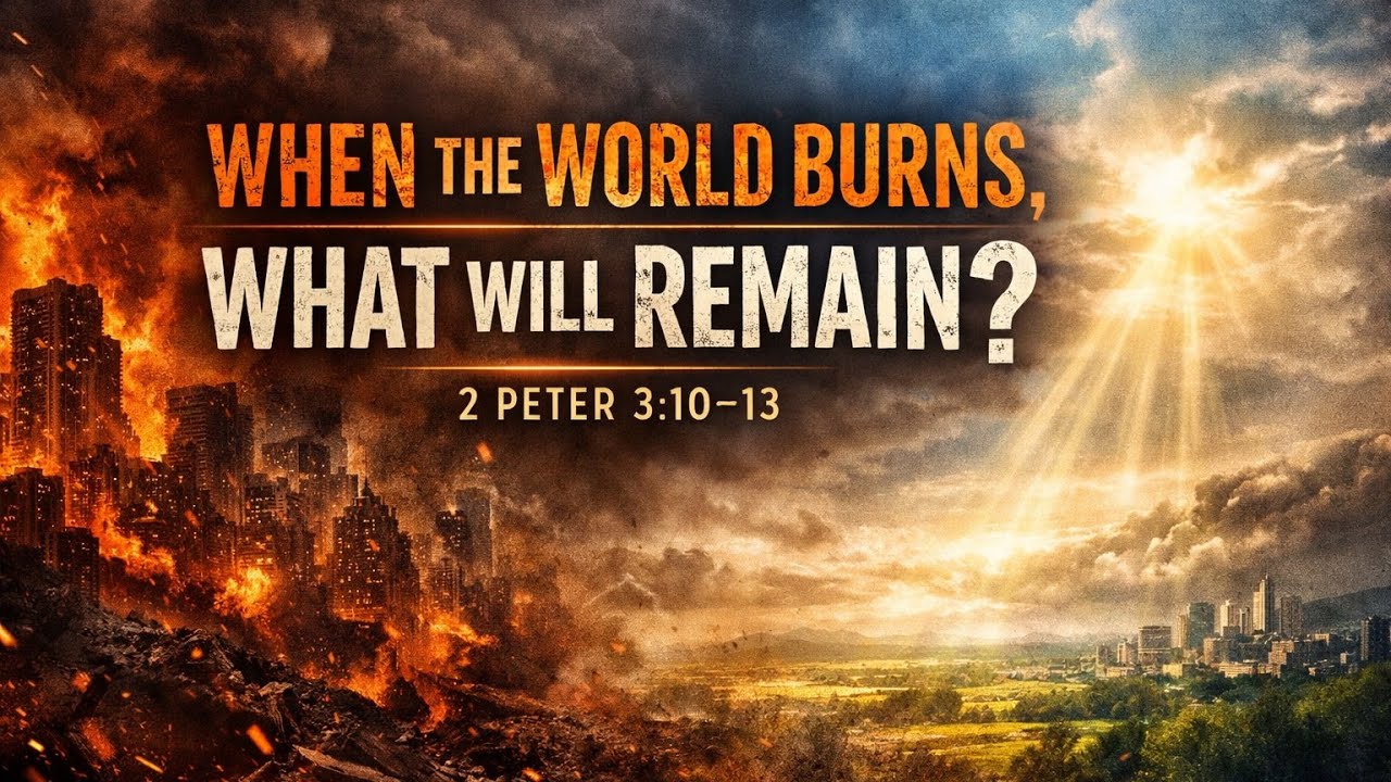 WHEN THE WORLD BURNS, WHAT WILL REMAIN? 2 Peter 3:10-13 - Pastor Mark Anthony Weaver, Jr.