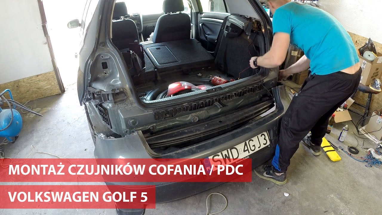 Montaż czujników cofania PDC w Golfie 5 - jak to zrobić? // wGarażuTV