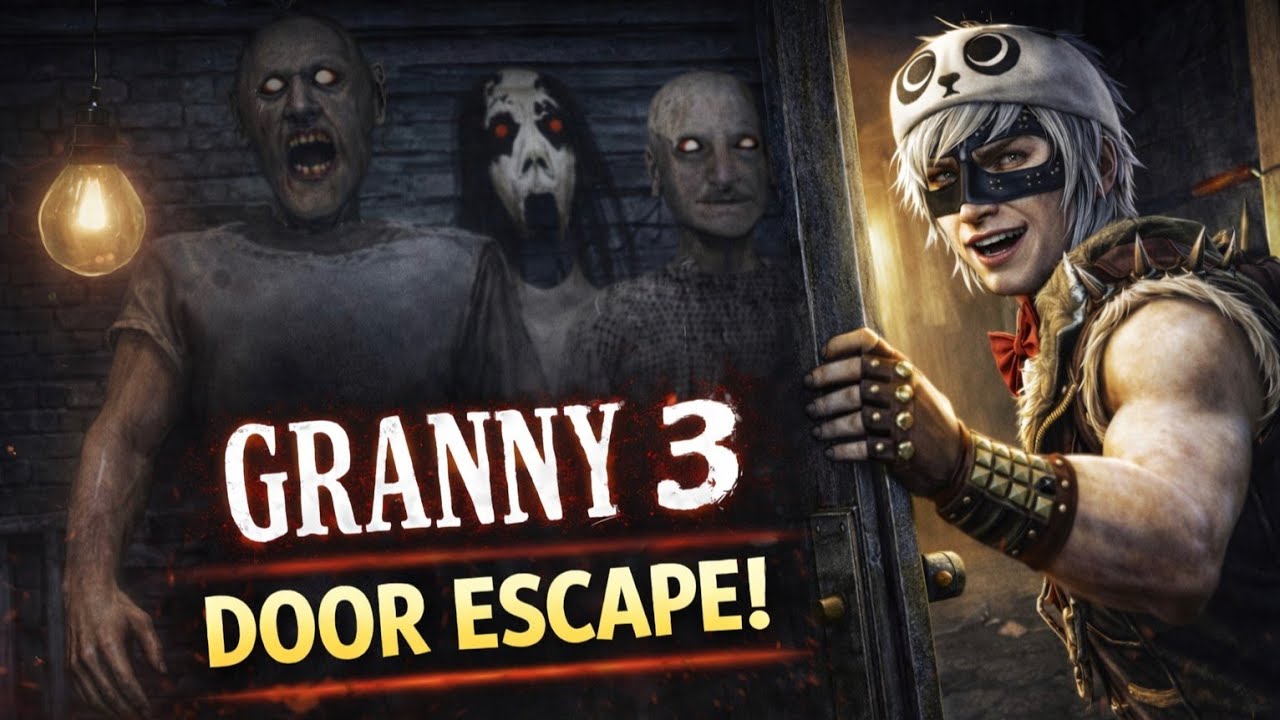 I Escaped Granny 3 Through the Door! 🔥 Horror Gameplay