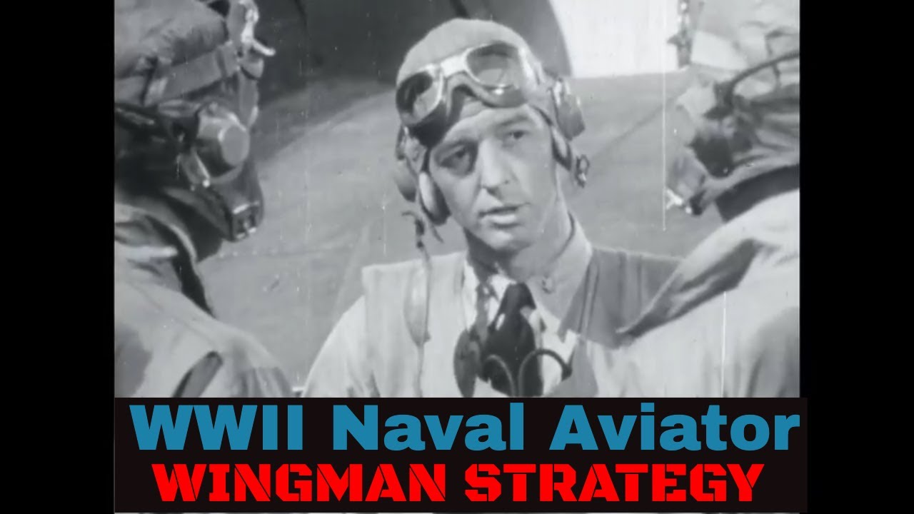 “ WWII U.S. NAVY FIGHTER PILOT TRAINING ”  DOGFIGHTING TACTICS WITH WINGMAN SUPPORT  65104
