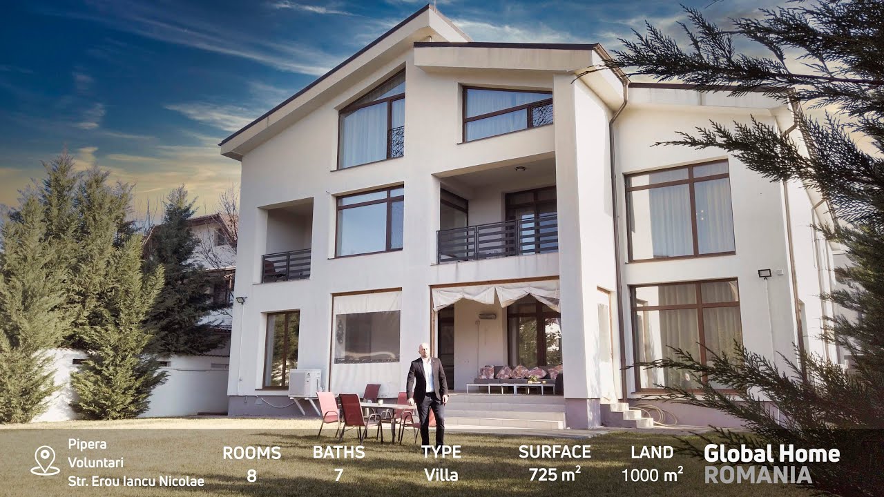 📍 Pipera - Iancu Nicolae | Giant Villa 700Sqm Surface + Land 1000Sqm + Garage | Global Home Romania