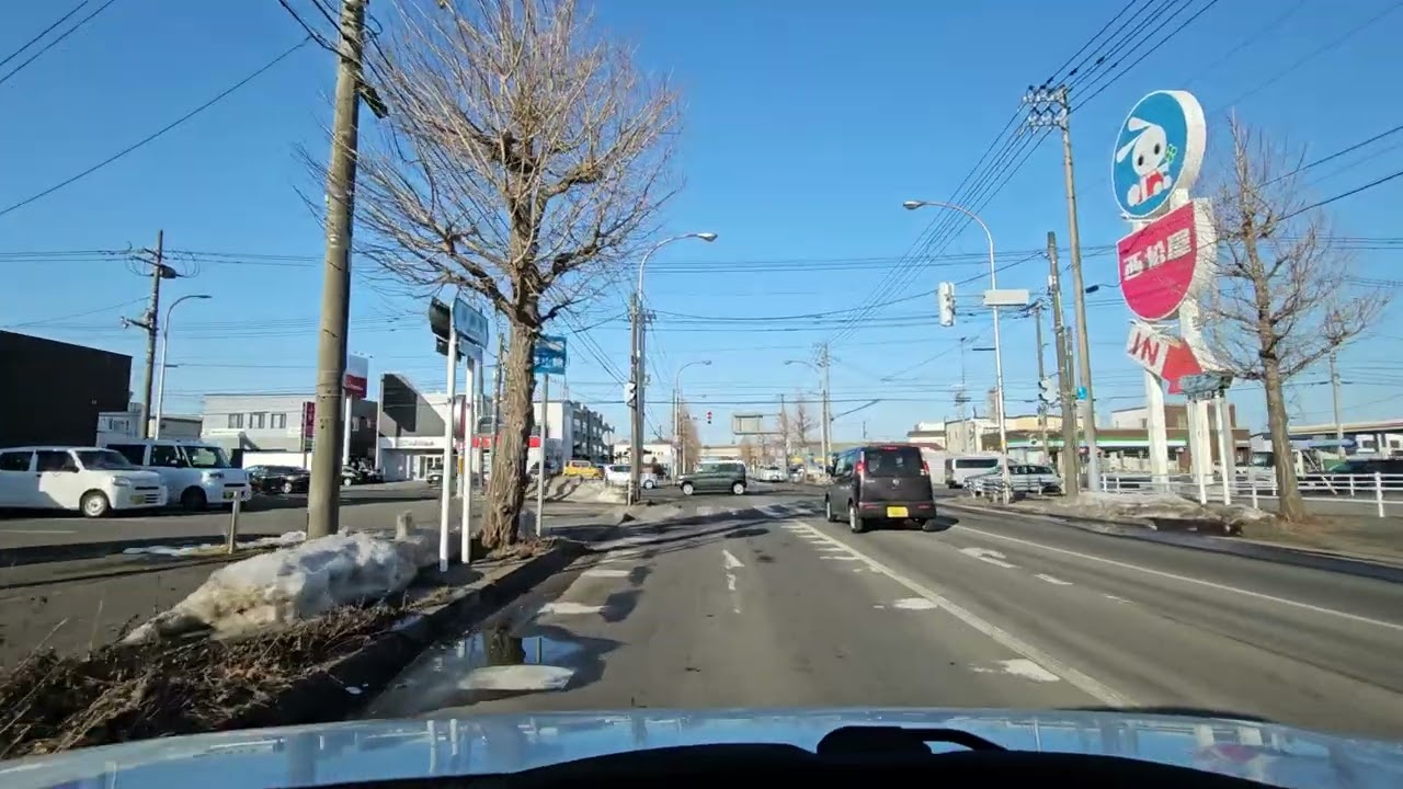 【車載動画】２０２６年２月　北海道イオン千歳店〜ランドブレイン千歳モール