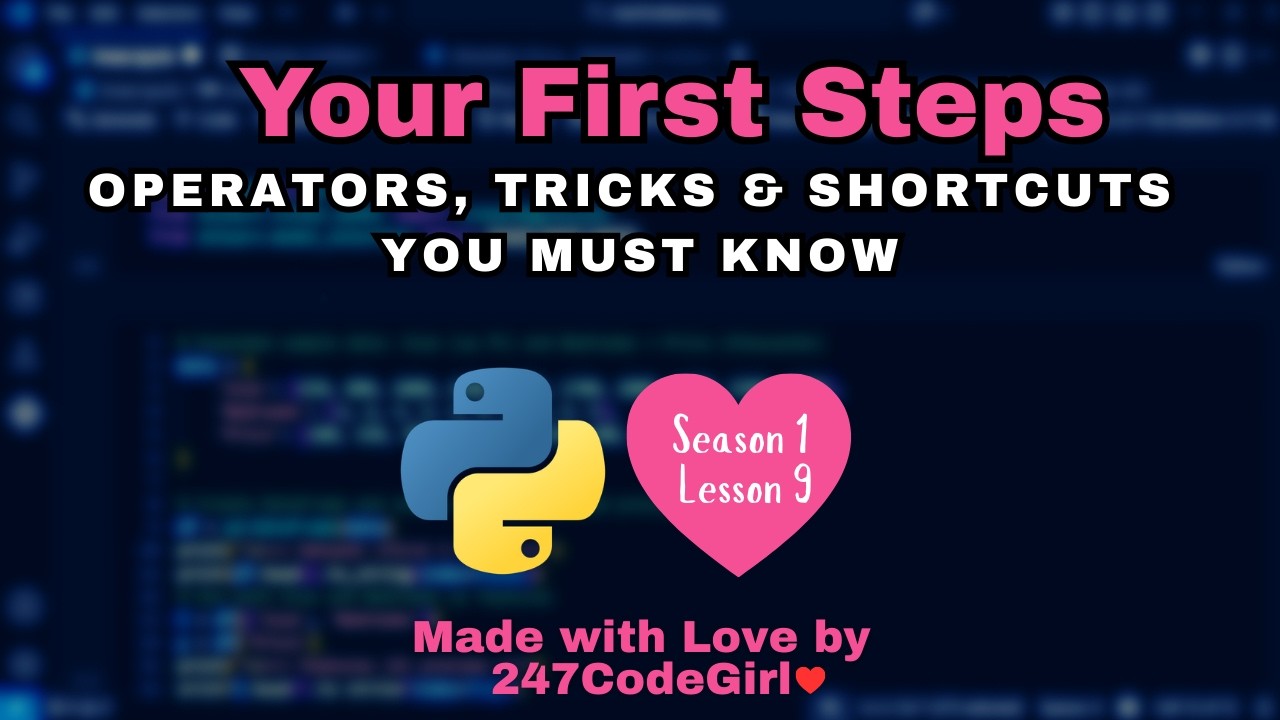Operators, Tricks & Shortcuts You Must Know Season 1 Lesson 9