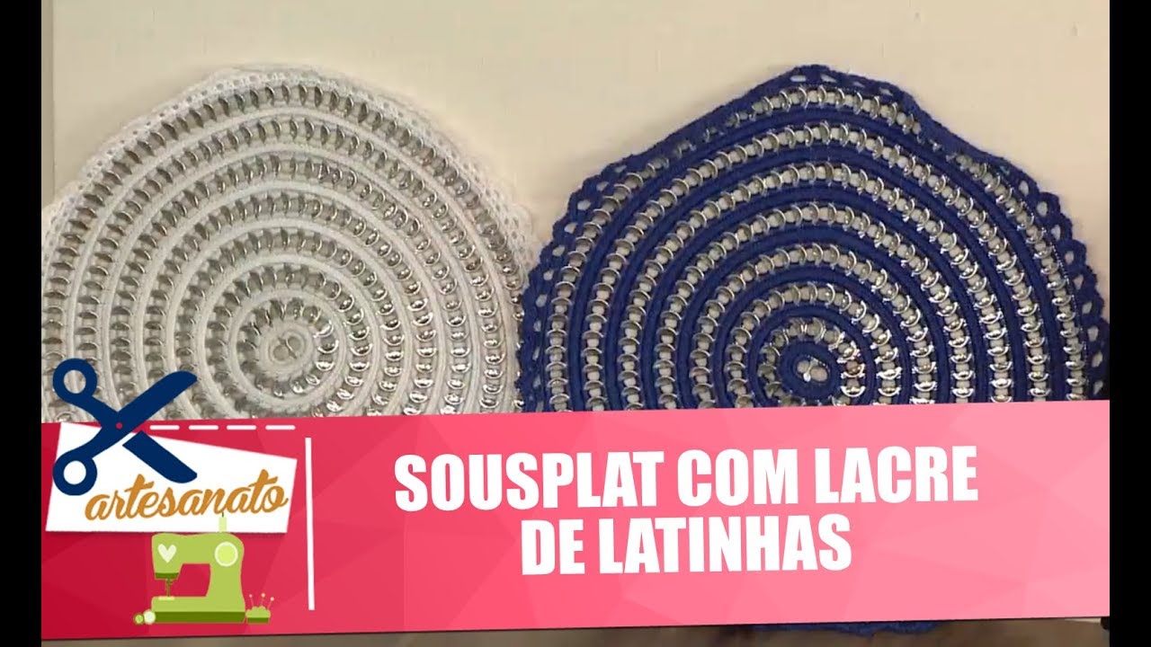 Sousplat de lacre de latinha de refrigerante - Vida Melhor - 05/04/2018