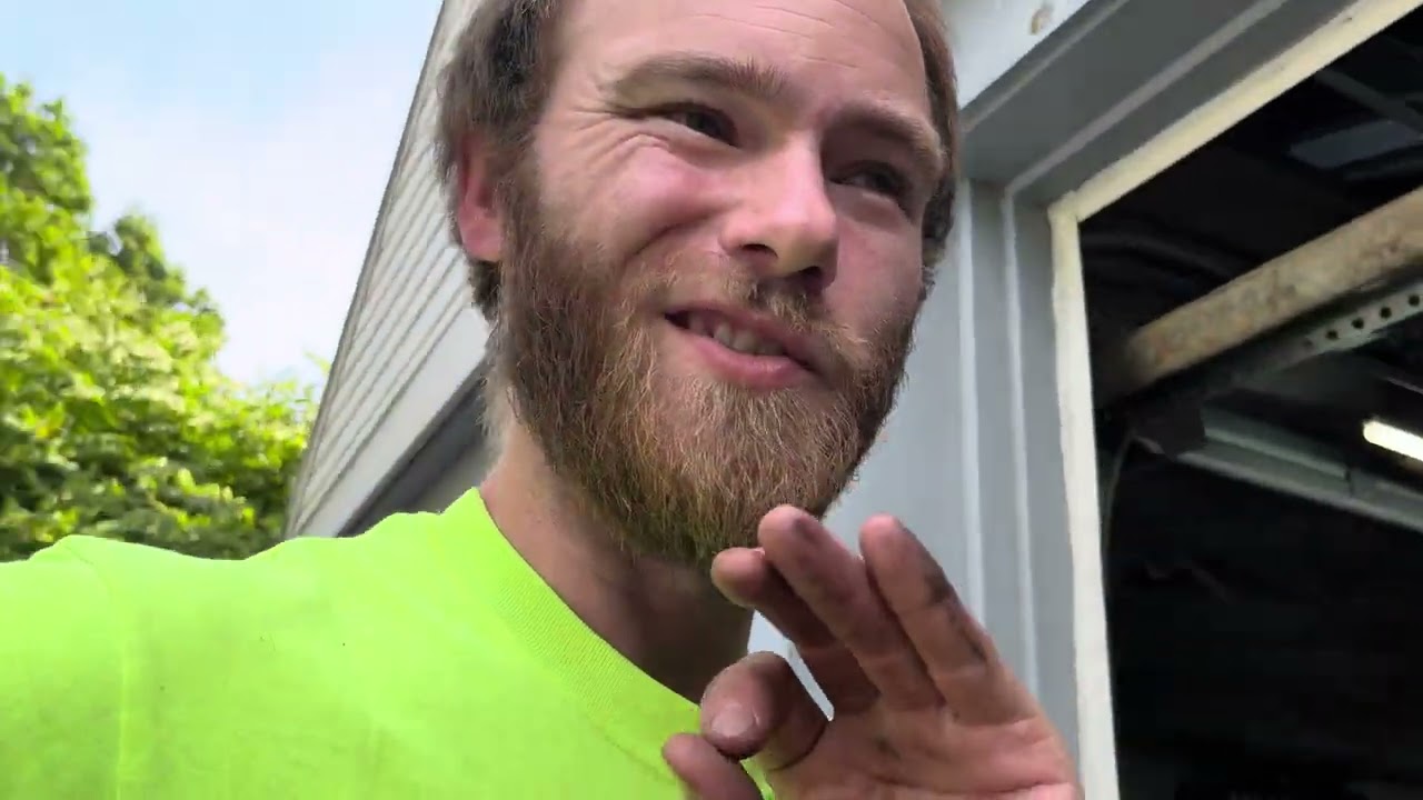 Getting the Lexus back on the ground in prep of driveway reseal!