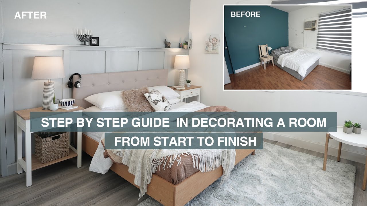 Step by Step Guide in Decorating A Room From START to FINISH | MF Home TV