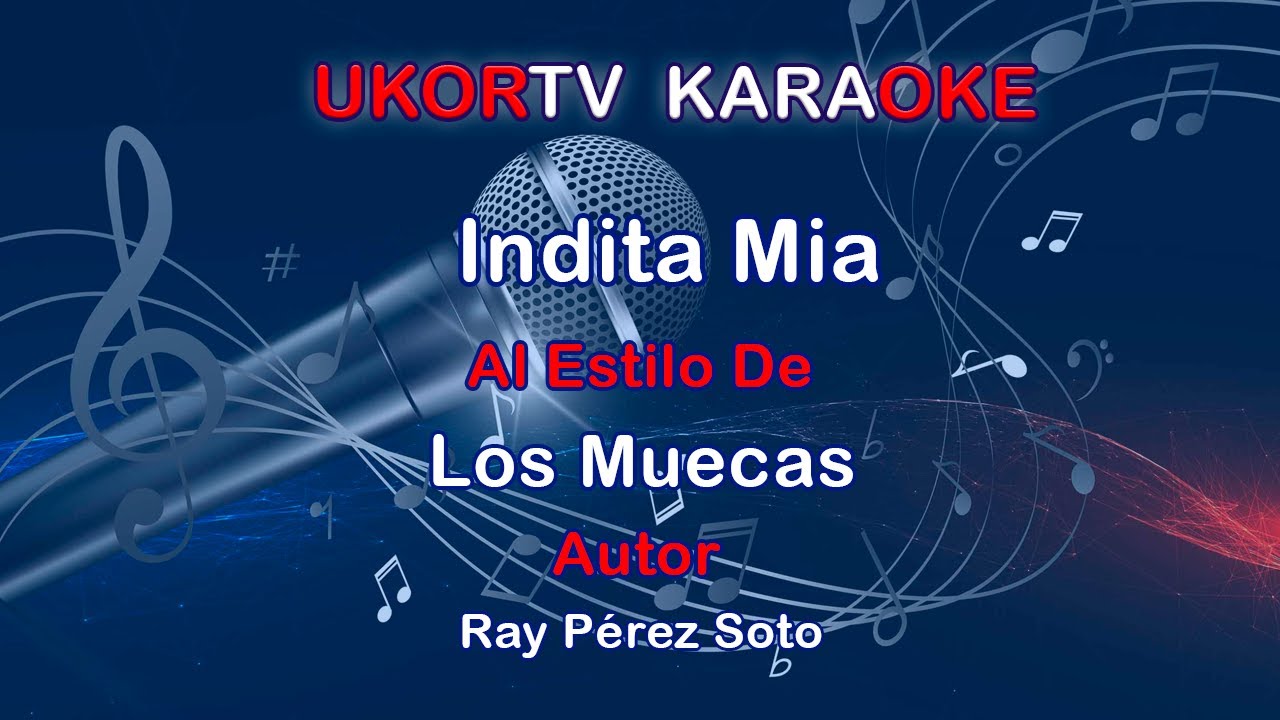 Los Muecas - Indita Mia (UKORTV KARAOKE)