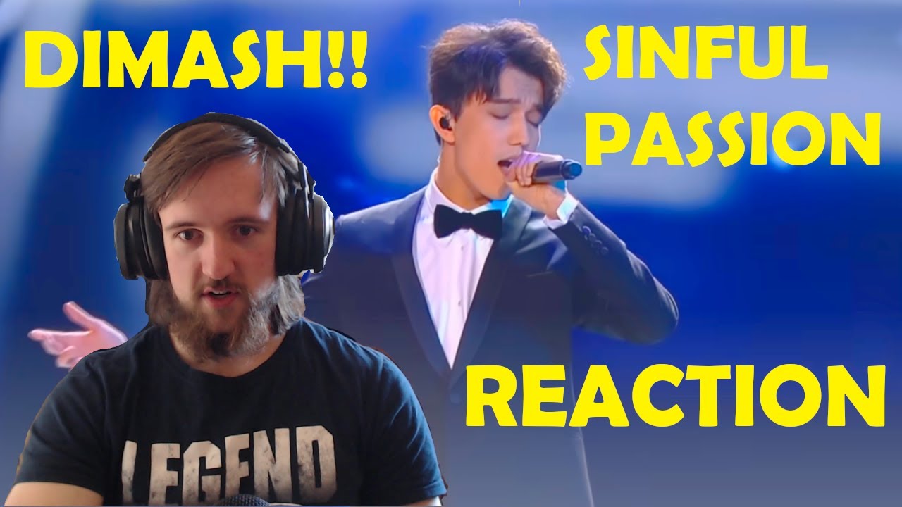 Such Emotion! | DIMASH - Sinful Passion | Грешная страсть (REACTION!)