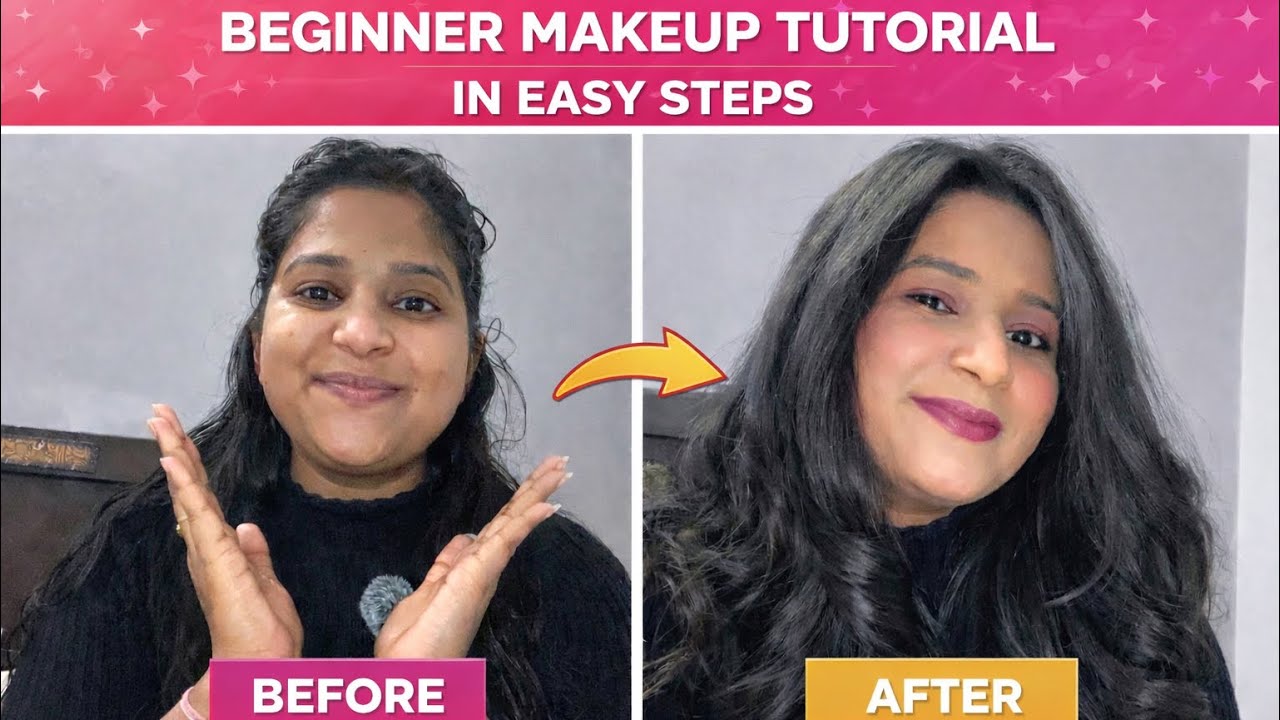 🩷Makeup tutorial for Beginners💅 #makeuptutorial #makeupforbeginners #beforeandafter #makeupartist 