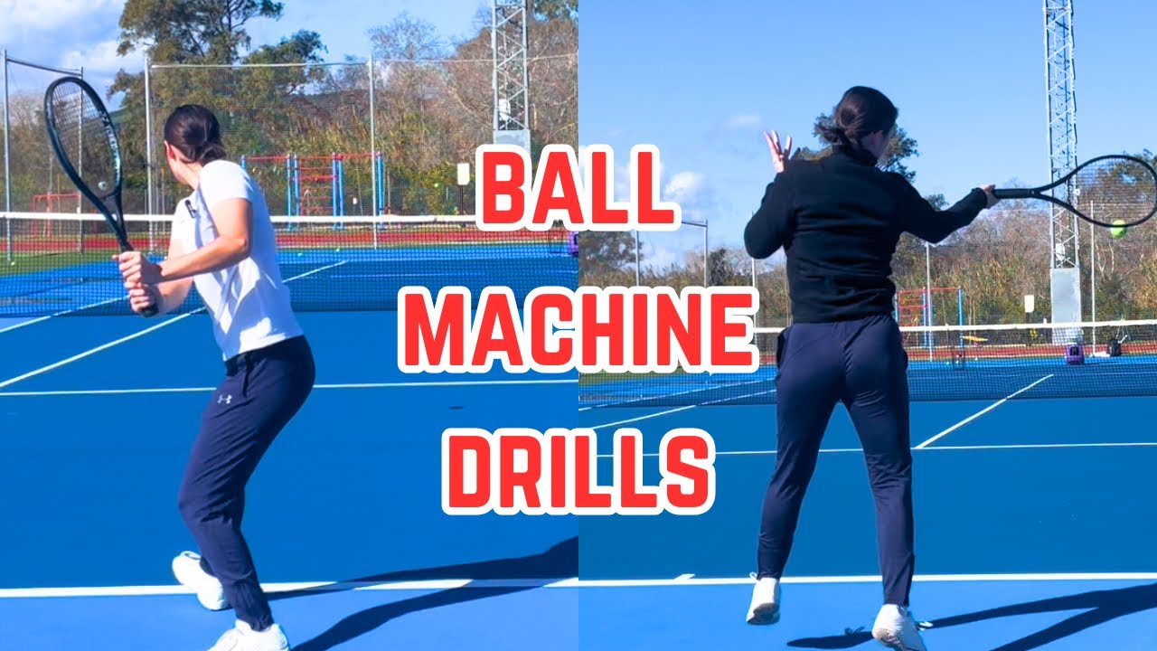 Best Ball Machine Drills for Tennis Players to Improve Fast!