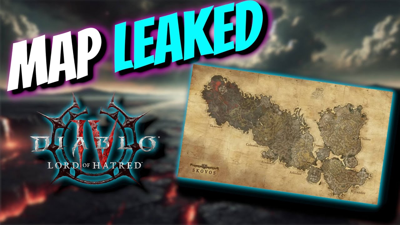 Expansion MAP LEAKED - Diablo IV Lord Of Hatred Skovos Region