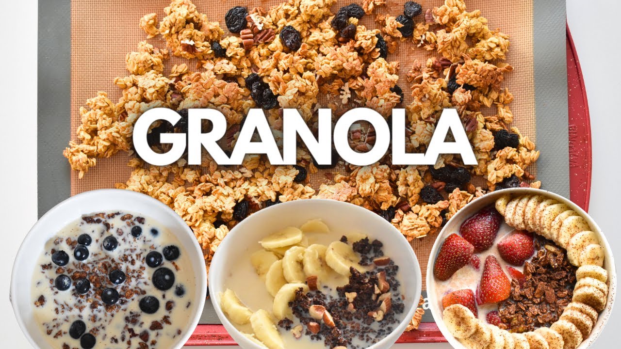 🤩 MIS MEJORES RECETAS DE GRANOLA EN 1 VIDEO 🤤
