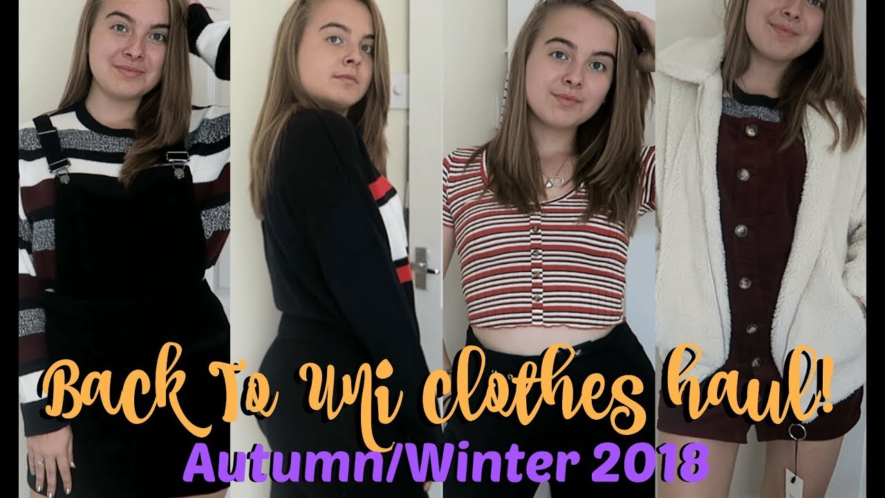 HUGE BACK TO UNI CLOTHING HAUL! | Bershka, Primark, H&M and more!