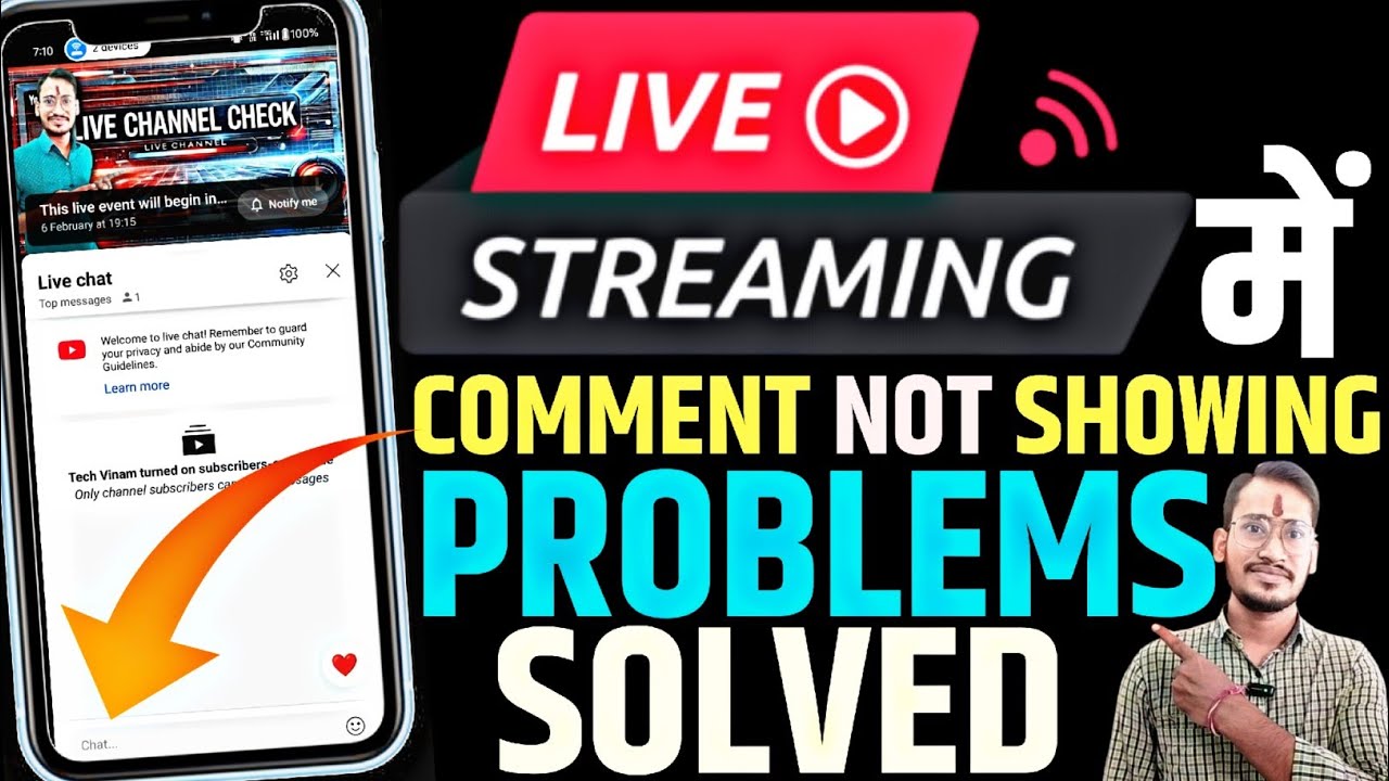 🔴Live Stream Comments Not Show Problem Solved | How to🔴Live Chat Enable on Youtube 2025
