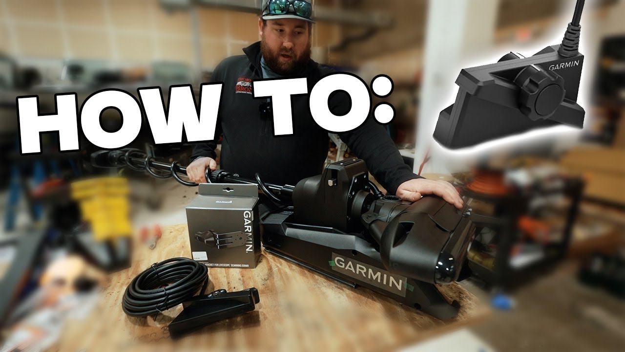 How To Mount a Garmin LVS34 to a Garmin Kraken Trolling Motor