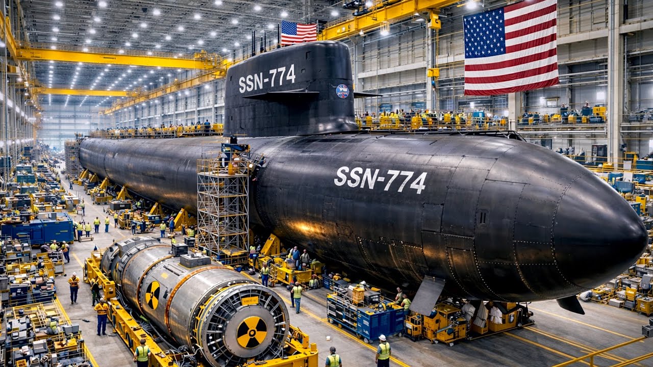 CÓMO se FABRICA un SUBMARINO NUCLEAR ☢️ | MEGAFÁBRICA NAVAL 🏭