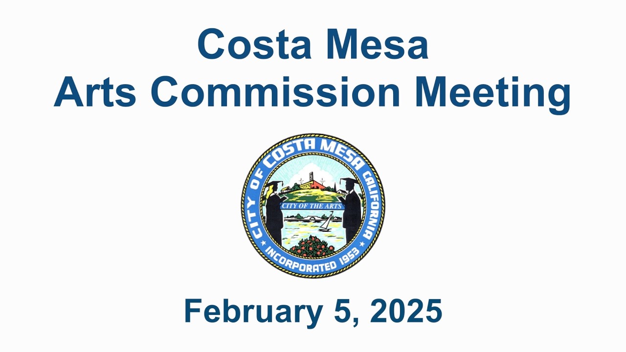 Costa Mesa Arts Commission Meeting February 5, 2026