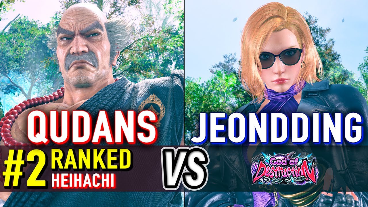 T8 🔥 QUDANS (#2 Ranked Heihachi) vs JEONDDING (Nina) 🔥 Tekken 8 High Level Gameplay