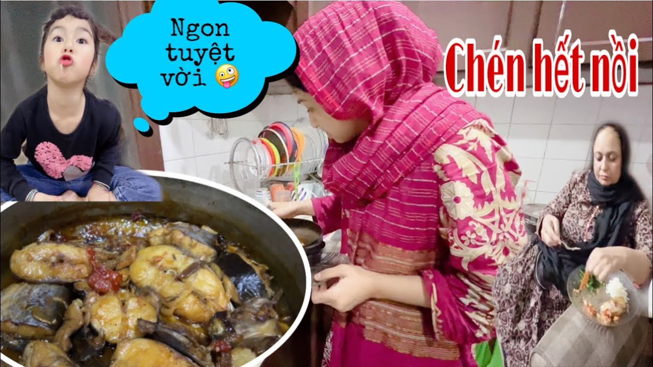 #257🍀Cả nhà nội tấm tắc với món Cá kho mặn ngọt của mẹ Miu 💥Nàng Miu bữa nay thảo mai siêu cấp 🤭