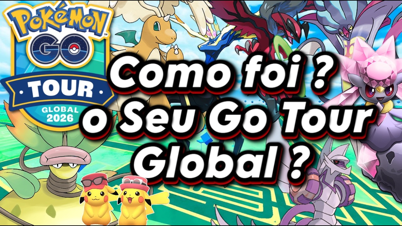 RARIDADE ACONTECEU ! COMO FOI O SEU GO TOUR GLOBAL ? MUITOS SHINYS ? EVENTO POKEMON GO TELEPORT FLY