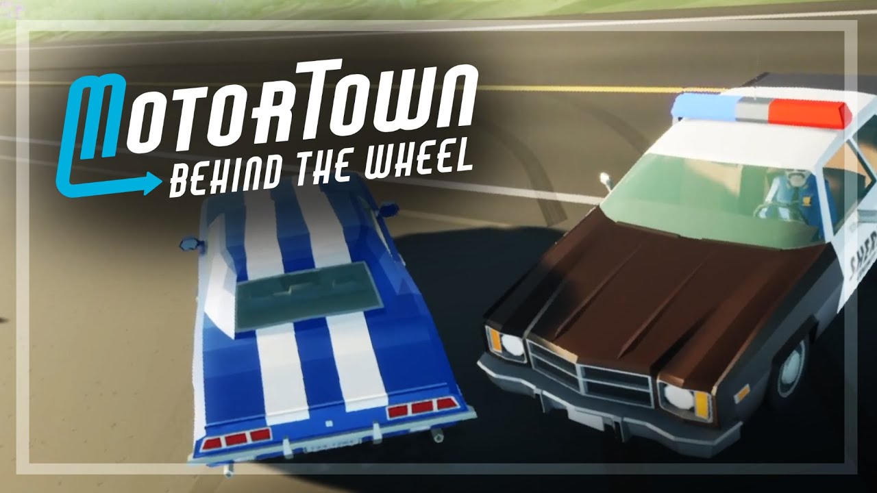 Running From The COPS With HUGE Car Flip - Motor Town: Behind The Wheel