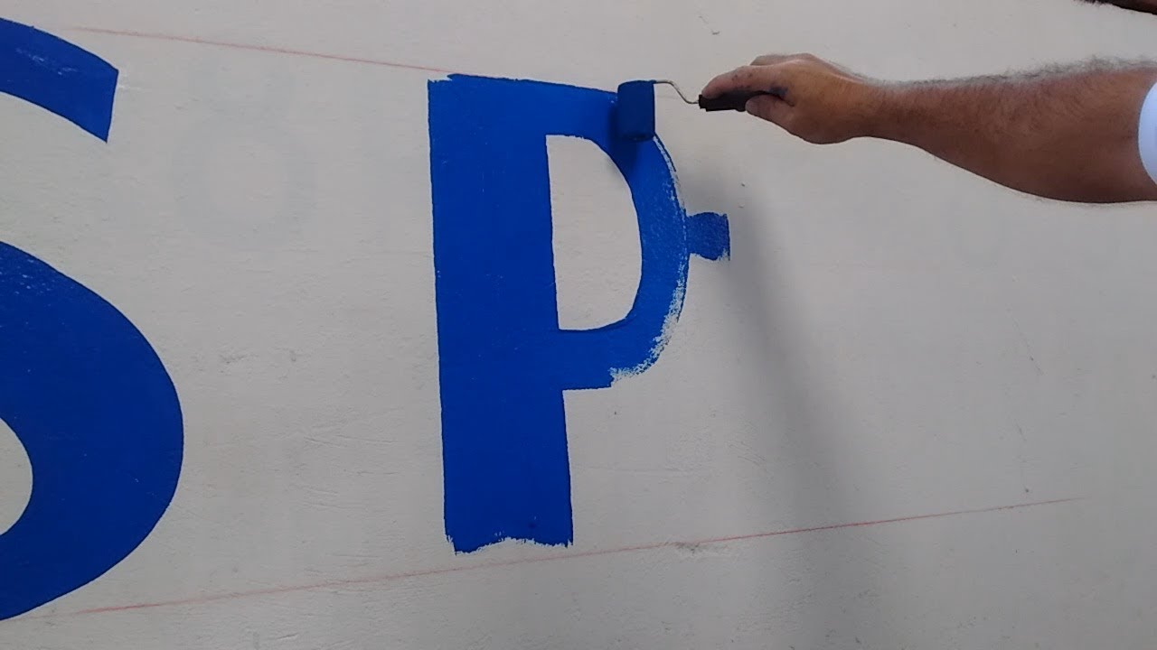 Como fazer letras grandes