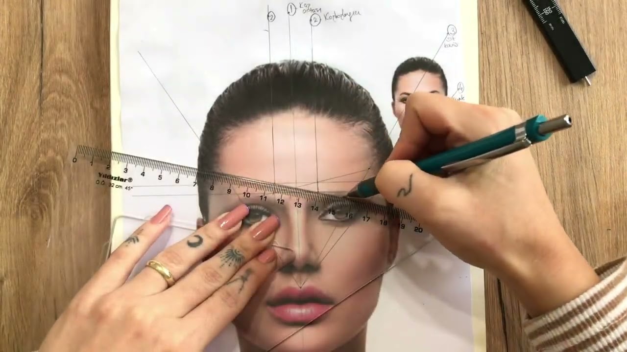 Permanent Makeup Training 4- Double Brow Design -Kalıcı Makyaj Eğitimi Çift Kaş Tasarımı