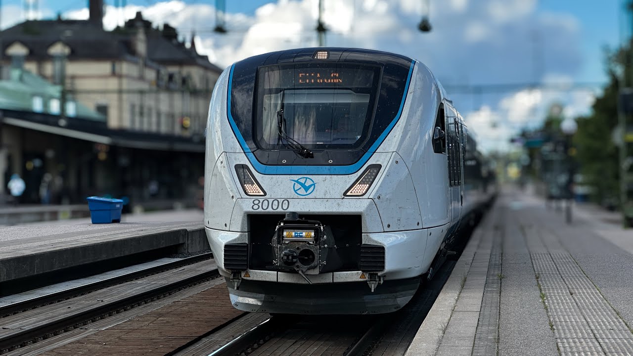 Tåg i Gävle med besök av X80 och Amtrak!