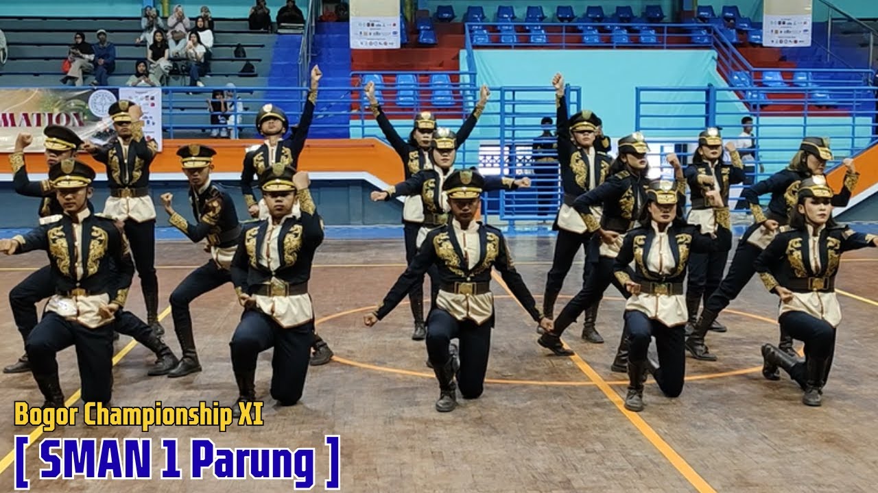 ❇️KEREN❇️ Penampilan Paskibra dan Variasi Formasi SMAN 1 Parung di LKBB Bogor Championship