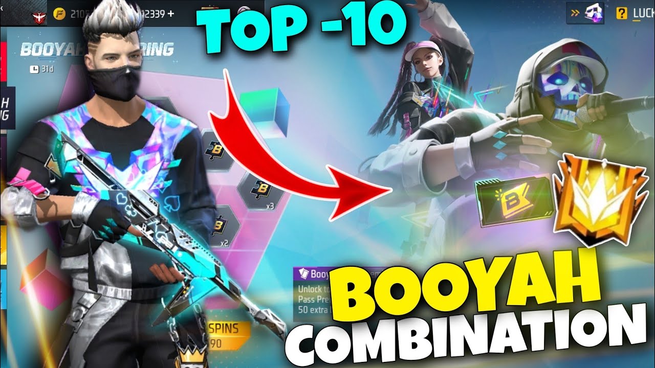 Free fire New Bundle Combination &hearts;️ T.R.A.P Street Bundle Combination booyah pass Bundle Combination