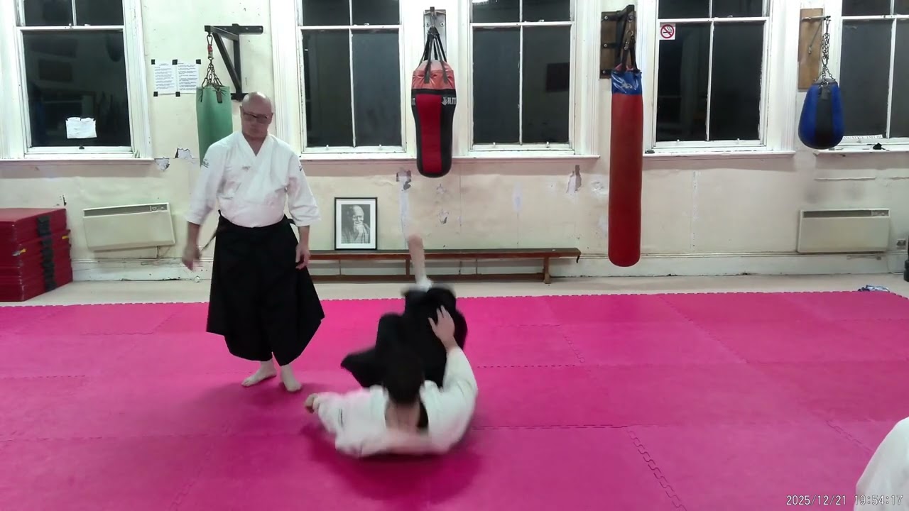 AIKIDO DERBY - Gyaku Hanmi Katatedori Uchi Kaiten Nage - Jason Hunt Sensei 3dan Aikikai