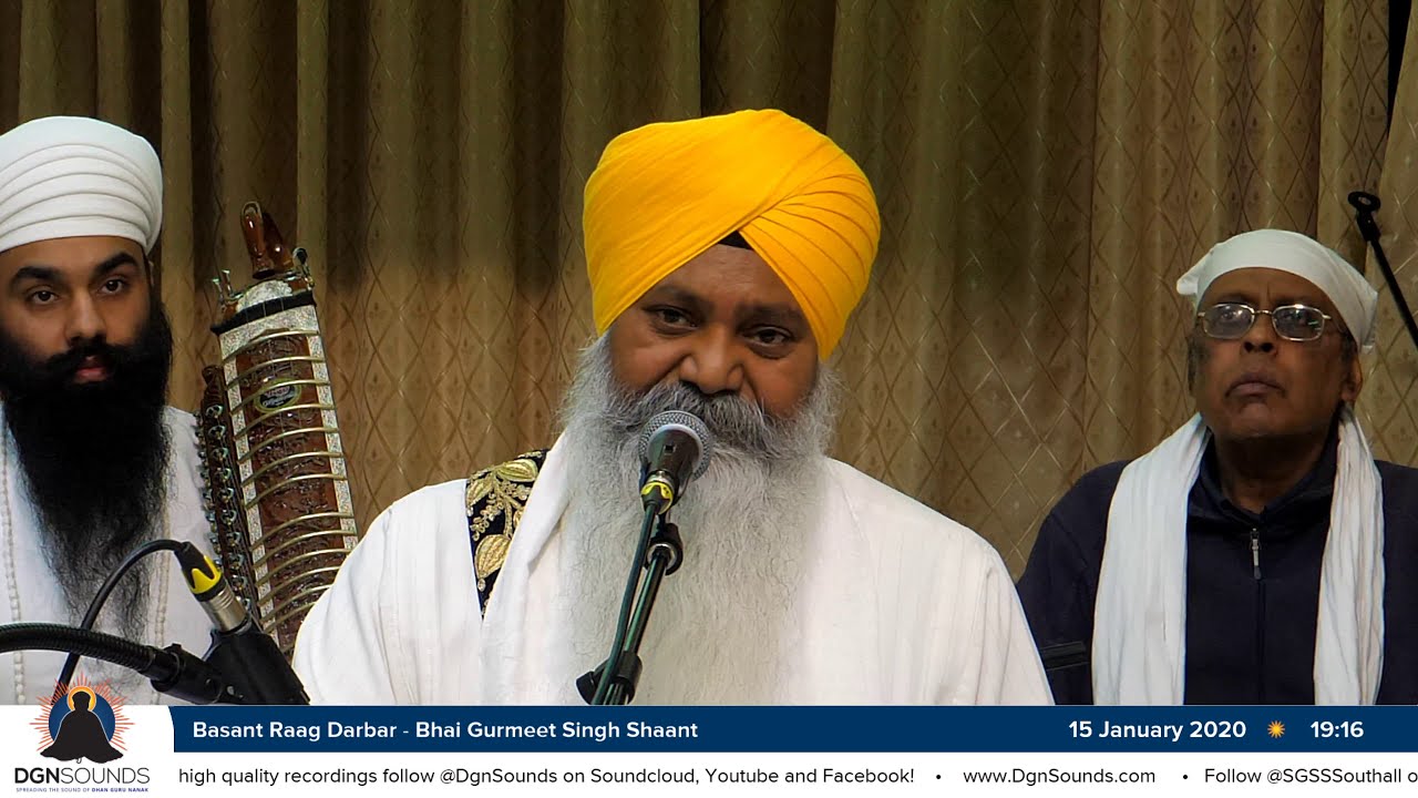 4K - Basant Raag Darbar - Bhai Gurmeet Singh Shaant