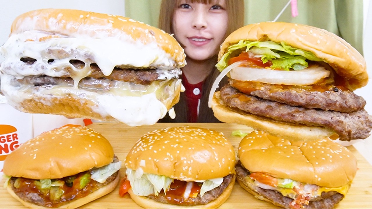 【大食い】バーガーキングの新商品爆食い🍔👑