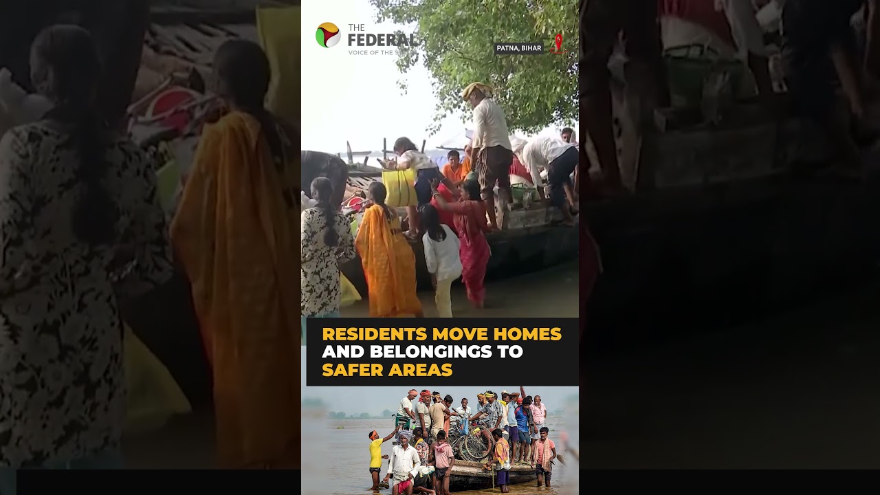 Patna flooding: Low-lying homes submerged as Ganges water level rises | #shorts