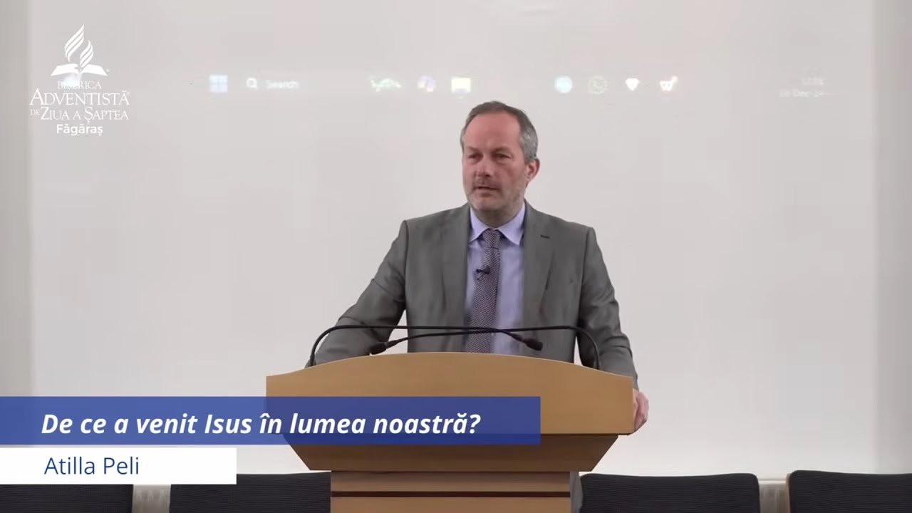 Atilla Peli: De ce a venit Isus în lumea noastră?