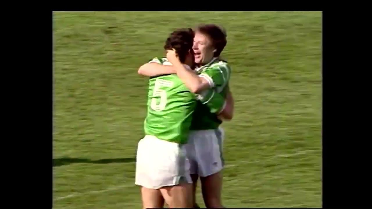 Ireland Defeat Spain in World Cup Qualifier, Lansdowne Road 1989