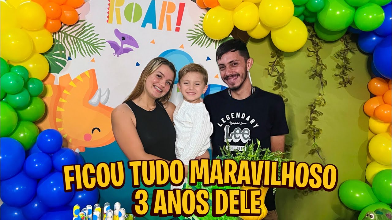 FESTA DE 3 ANOS DO NICOLLAS😍MOSTREI A REAÇÃO ABRINDO OS PRESENTES💖🥹FAMÍLIA REUNIDA 🥰