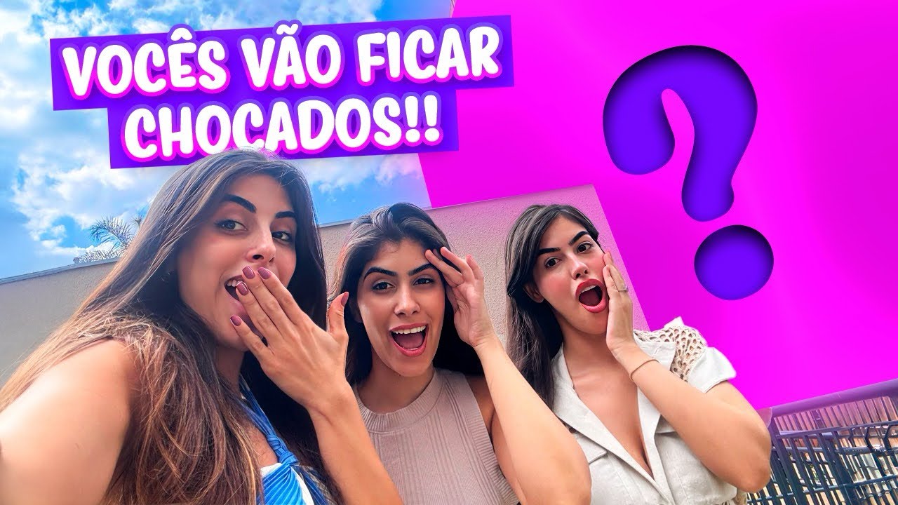 CONTAMOS UMA NOVIDADE PRA VOCÊS!