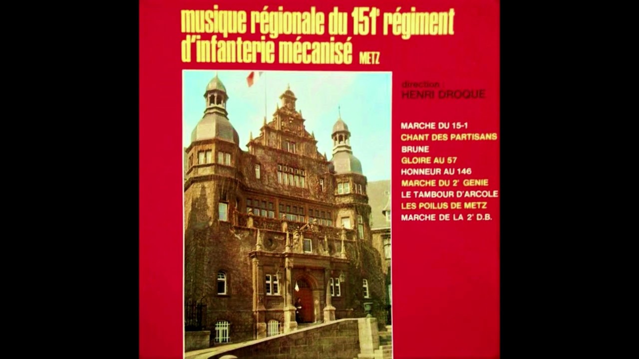 Marche du 151ème RI Chantée