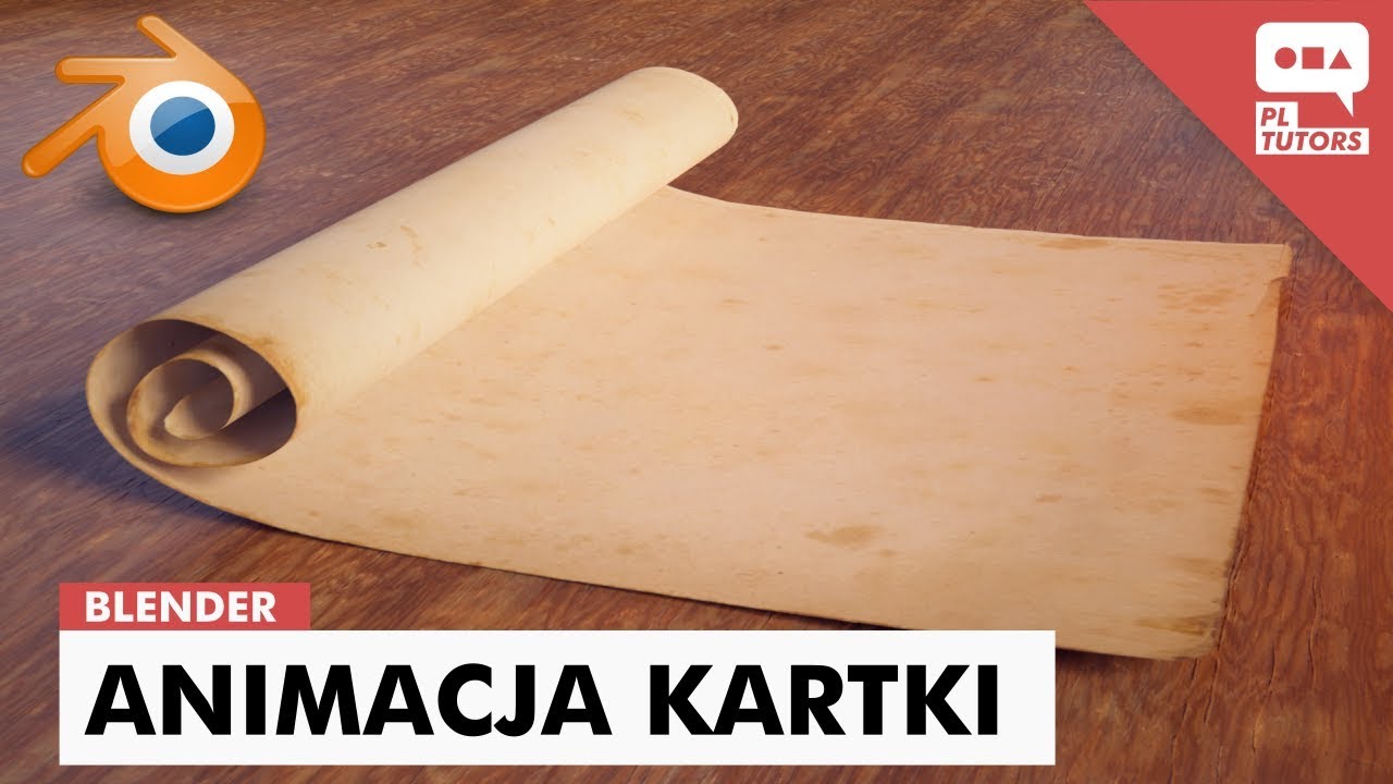 Podstawy: Animacja kartki - Blender 2.8 #19