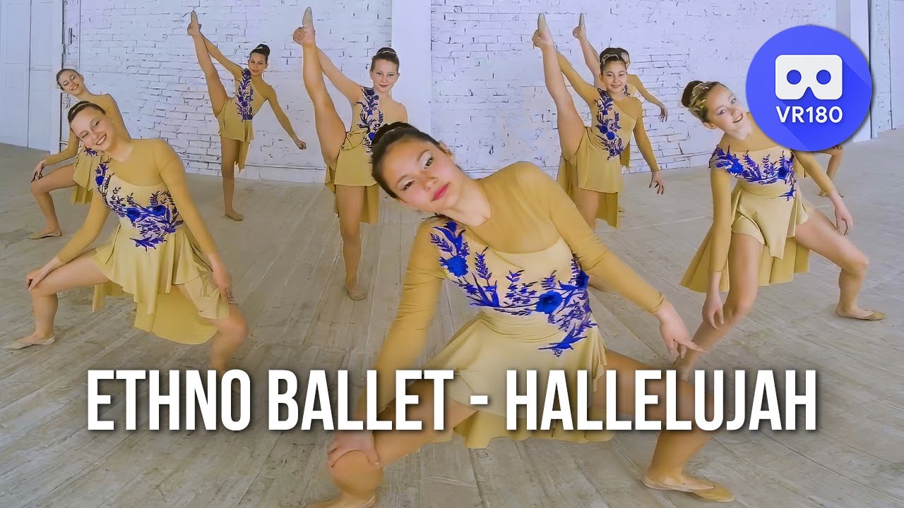 VR180 3D. Ethnno ballet 17 - Hallelujah