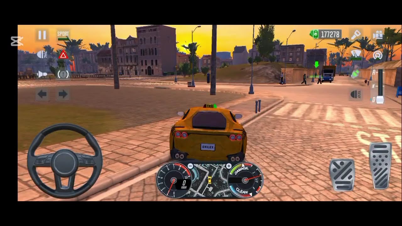Super car  texi derive game Mobile  part 86 #carsim #simulation  #taxi  #gaming